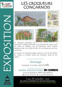 Affiche de l'évènement Exposition - Les Croqueurs Concarnois