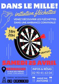 Affiche de l'évènement Initiation fléchettes