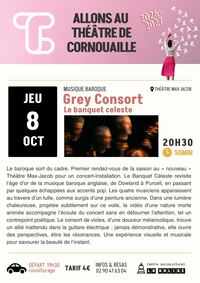 Affiche de l'évènement Théâtre de Cornouaille - Grey Consort