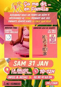 Affiche de l'évènement ça me dit... en famille - ANNULE faute d'inscription