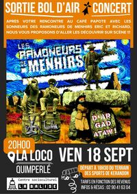 Affiche de l'évènement Concert : Les Ramoneurs de Menhirs
